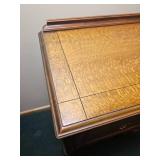 Stunning Jacobean Burl Wood Veneer Dining Credenza