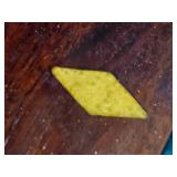 Brunswick Orleans 9-Foot Pool Table: Dark Oak Finish, Rams Head Legs, Gold Fringe Pockets