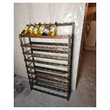 Primitive Wooden Wine Rack