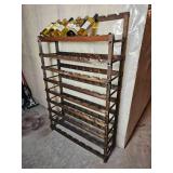 Primitive Wooden Wine Rack