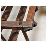 Primitive Wooden Wine Rack