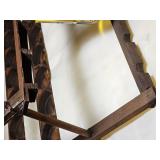 Primitive Wooden Wine Rack
