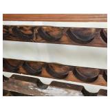 Primitive Wooden Wine Rack