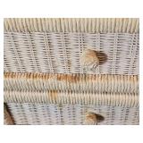 White Wicker Dresser Set from Henry Link