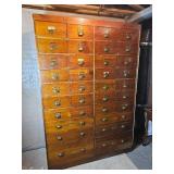 Apothecary Drawer Unit Recovered Built-In