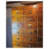 Apothecary Drawer Unit Recovered Built-In