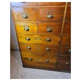 Apothecary Drawer Unit Recovered Built-In