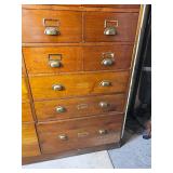 Apothecary Drawer Unit Recovered Built-In