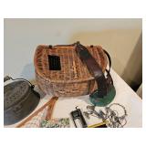 Vintage Fish Basket & Accessories