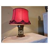 Vintage Art Deco Brass Table Lamp