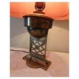 Vintage Art Deco Brass Table Lamp
