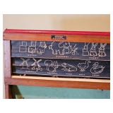 Antique Green Slate Teaching Easel