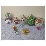 Collection of Radko Christmas Ornaments A