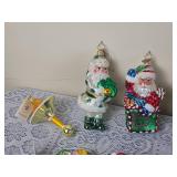 Collection of Radko Christmas Ornaments B