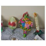 Collection of Radko Christmas Ornaments B