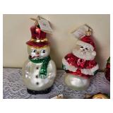 Collection of Radko Christmas Ornaments D