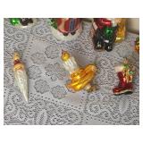 Collection of Radko Christmas Ornaments E