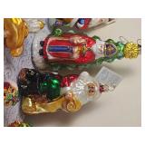 Collection of Radko Christmas Ornaments E