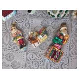 Collection of Radko Christmas Ornaments F