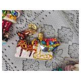 Collection of Radko Christmas Ornaments F