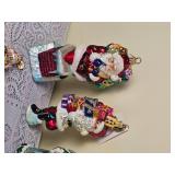 Collection of Radko Christmas Ornaments F