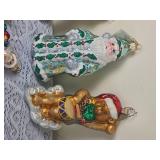 Collection of Radko Christmas Ornaments F