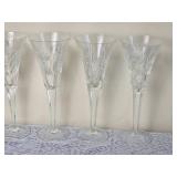 Waterford Crystal Millennium Toasting Flutes Six Count