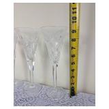Waterford Crystal Millennium Toasting Flutes Six Count