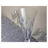 Waterford Crystal Millennium Toasting Flutes Six Count