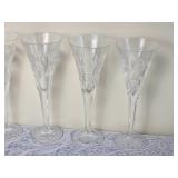 Waterford Crystal Millennium Toasting Flutes Six Count