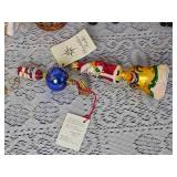 Collection of Radko Christmas Ornaments G