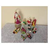 Collection of Radko Christmas Ornaments H