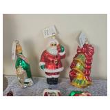 Collection of Radko Christmas Ornaments H