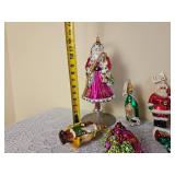 Collection of Radko Christmas Ornaments H