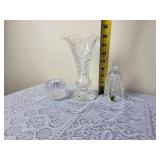 Waterford Crystal  Flute Vase, Candleholder, Bell
