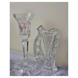 Waterford Crystal; Harp, Ashtray, Candleholder, Heart