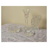 Waterford Crystal; Harp, Ashtray, Candleholder, Heart