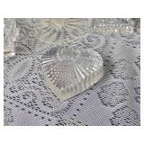 Waterford Crystal; Harp, Ashtray, Candleholder, Heart