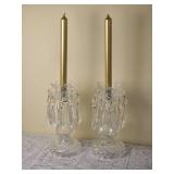 Waterford Crystal Lismore Prism Candle Holders