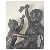 Maitland Smith Bronze Statue - Grouping of Two Children