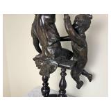 Maitland Smith Bronze Statue - Grouping of Two Children