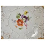 Meissen Gilded Oak Leaf & Floral Plates