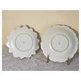 Meissen Gilded Oak Leaf & Floral Plates