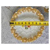 Meissen Gilded Oak Leaf & Floral Plates