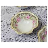 Antique Prussian Porcelain Nut Bowl Service