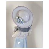 Lladro Figures  Elizabeth & Girl with Rooster