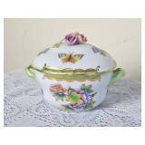 Vintage Herend Porcelain Queen Victoria Sugar Basin