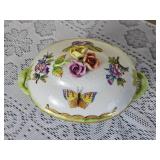 Vintage Herend Porcelain Queen Victoria Sugar Basin