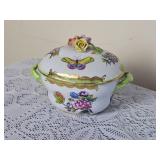 Vintage Herend Porcelain Queen Victoria Sugar Basin