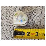 Herend Porcelain Garland Poka Dot Rabbit Box & Bunny